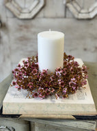 Emmeline Candle Ring | 9” | Heather
