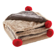 Load image into Gallery viewer, Reindeer Plush Blanket